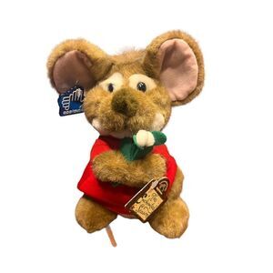 Applause Mouse Plush 13 " The Enchanted Season Mouse-a-Toe Christmas Toy vtg